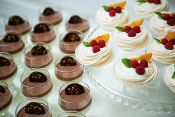 sweet cakes laid out on a plate