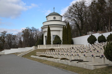 Cmentarz Obrońców lwowa / Orląt Lwowskich, część Cmentarza Łyczakowskiego. groby polskich obrońców miasta z lat 1918-1920, rotunda