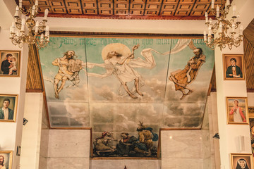 Freski w kościele