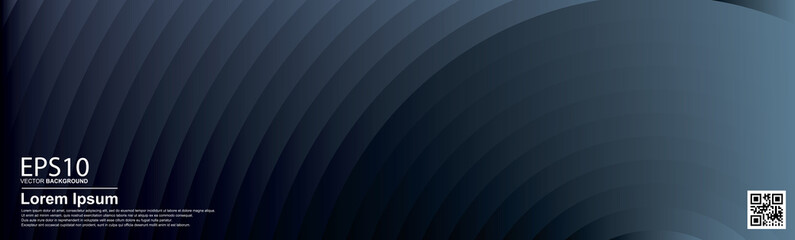 The abstract gradient dark blue color circle background.