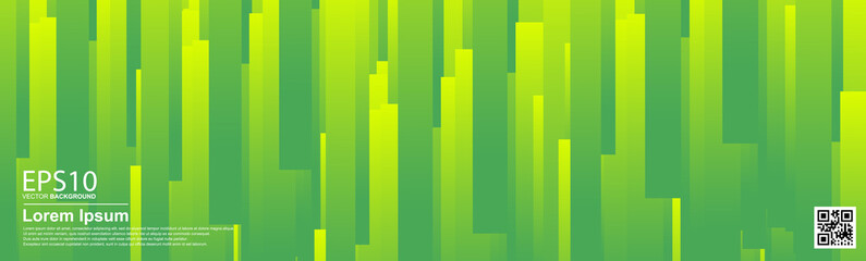 Fototapeta premium Abstract vector colorful pattern background. UFO Green. Poster, banner template.