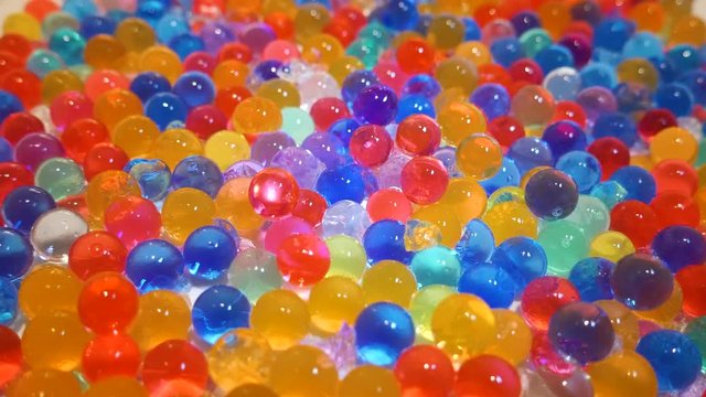 orbis multicolour balls moving slowly