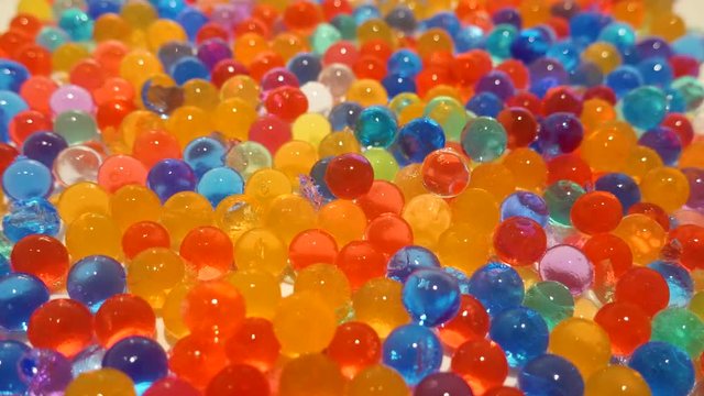 orbis multicolour balls moving slowly