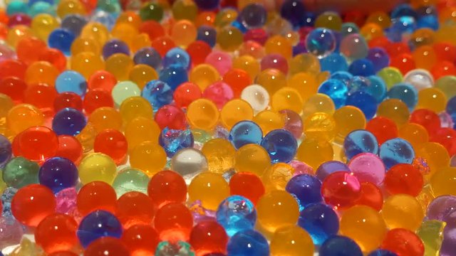 orbis multicolour balls touched by hand