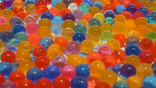 orbis multicolour balls moving slowly