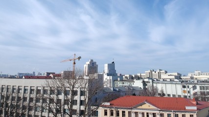 Naklejka premium Aerial view of Minsk, Belarus