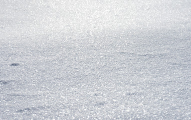 Obraz premium Natural winter background with snow drifts in christmas. sun.