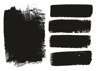 Paint Brush Medium Background & Lines High Detail Abstract Vector Background Mix Set 04