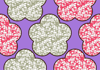 textile fashion, african print fabric, abstract seamless pattern, vector illustration file.