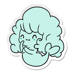 sticker cartoon kawaii cute ghost mermaid