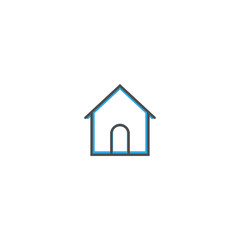 Home icon design. Essential icon vector illustration