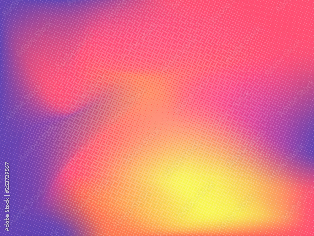 Aufkleber background halftone colorful gradient vector