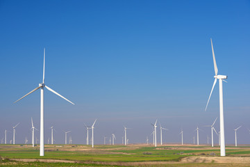 Fototapeta premium Wind energy concept