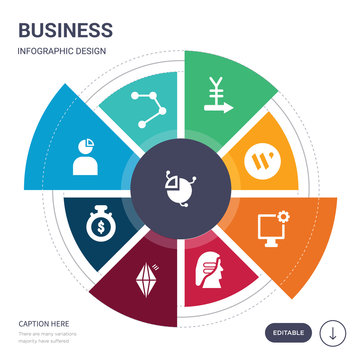 set of 9 simple business vector icons. contains such as share index, share options, shareholder, short selling, sivs, smith, adam, soft commodities (softs) icons and others. editable infographics