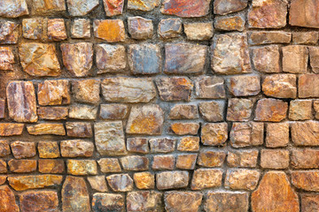Stone wall color pattern for background.