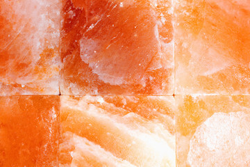 Infrared himalayan salt sauna uses heaters to emit an infrared radiant for salt therapy - obrazy, fototapety, plakaty