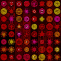 Abstract seamless background consisting of circles illustration