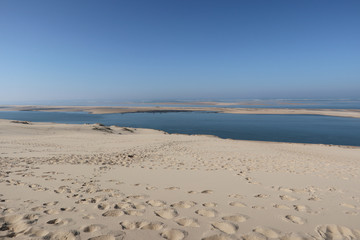 Dune du Pilat, the biggest sand dune in Europe, France pyla sur mer