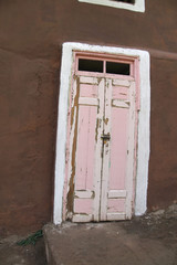 old door in a Berber Village in Morocco