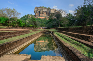 Sigiriya Rock Fortress 5 Century Ruined Castle In Sri  Lanka