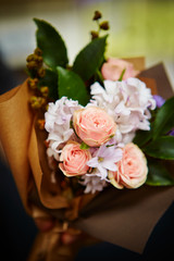 Flowers in hand 