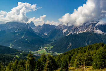 View from Monte Elmo near Sesto, Trentino Alto Adige - Italy