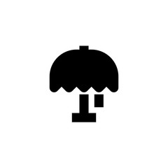 Umbrella icon. Weather sign