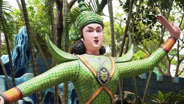 Haw par villa theme park Chinese sculptures mythology folklore singapore