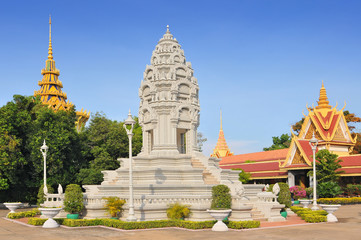 Cambodia, Phnom Penh, The Royal Palace in Phnom Penh.