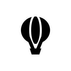 Balloon icon. Sky travel sign
