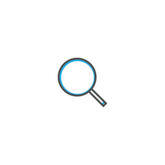 Search icon design. Essential icon vector illustration