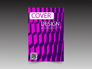 Book cover design and vector background