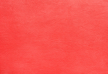 Red faux leather texture