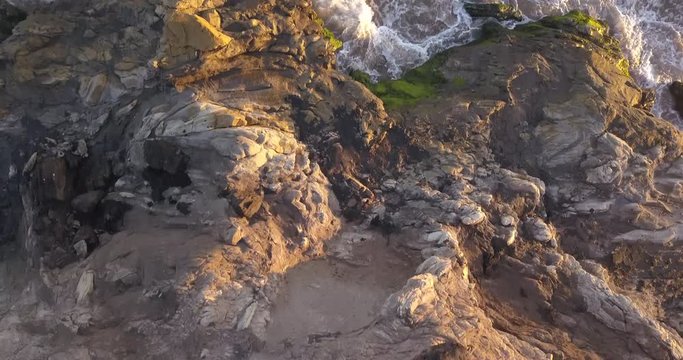 Beautiful 4k drone footage of the Carpinteria Bluffs in Santa Barbara, California