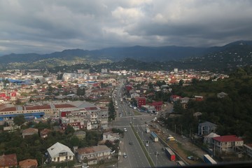 Naklejka premium widoki na miasto.Batum / Gruzja