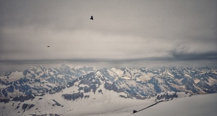 winter mountain landscape