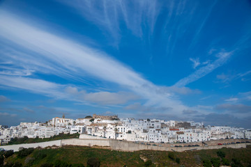 Fototapeta na wymiar Vistas del pueblo blanco de Vejer de la Frontera en la provincia de Cádiz, Andalucía