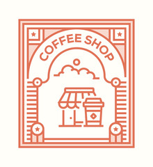 COFFEE SHOP ICON CONCEPT