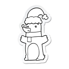 lined bear