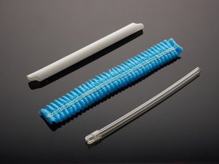 Professional dental tools. Dental hygiene and health concept