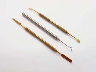 Dental appliance on a light background