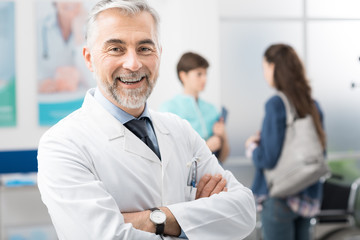 Doctor smiling