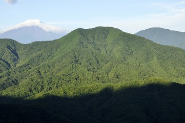 Obraz premium 加入道山より富士山