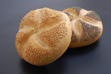 Sesambrötchen + Mohnbrötchen