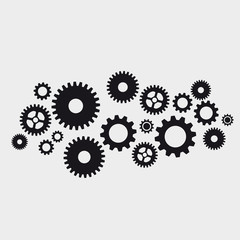 .Vector abstract gears background