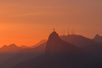 atardecer en río de janeiro