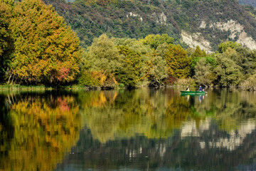 Fototapeta premium Lombardia, colori autunnali