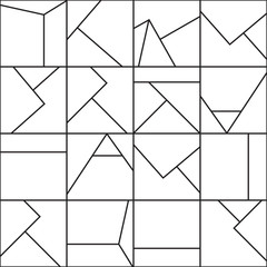 Abstract geometric seamless pattern