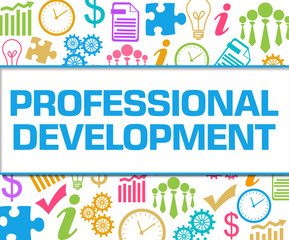 Professional Development Colorful Business Texture Square 