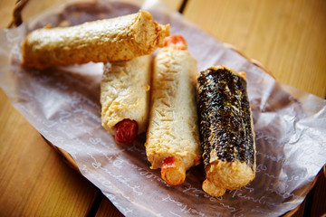 Korean deep fried fishcake 